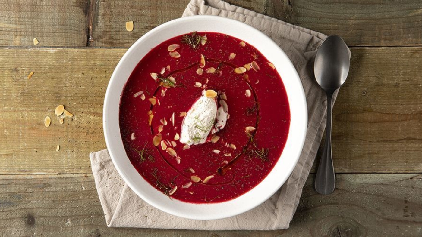 Zametna juha iz rdece pese