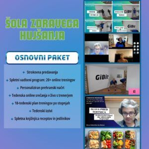 Šola zdravega hujšanja - OSNOVNI paket (A)