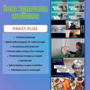 Šola zdravega hujšanja - PLUS paket (B)