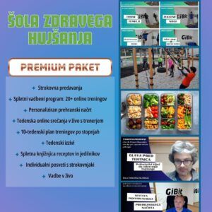 Šola zdravega hujšanja - PREMIUM paket (C)